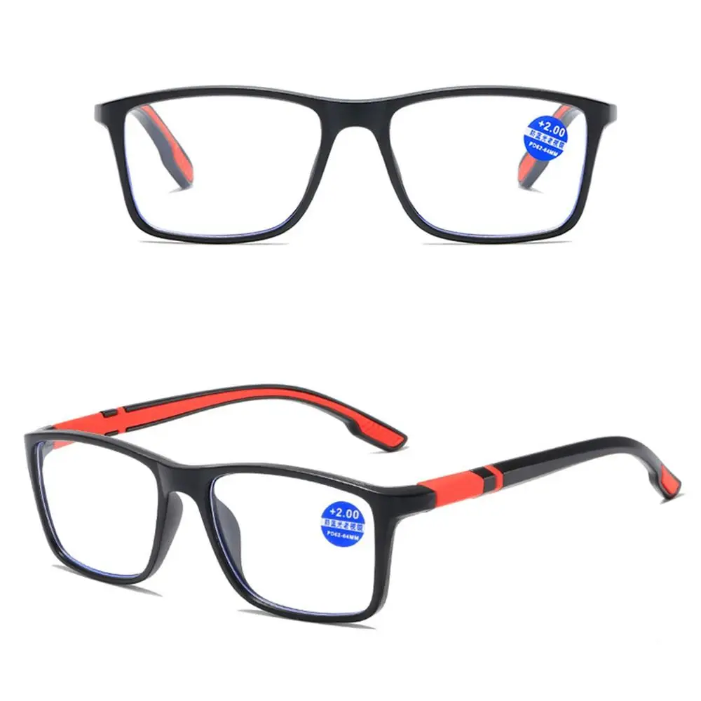 Reading Glasses Ultralight Blue Light Blocking Sports Presbyopia for Men Women Hyperopia Optical Eyewear +100~+400