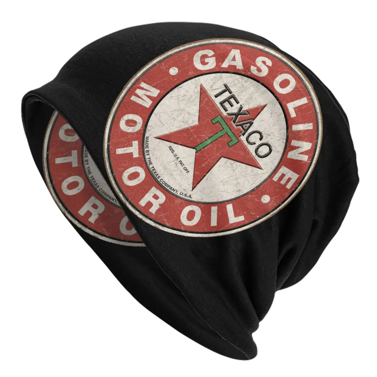 

Vintage Birthday Gift Texaco Skullies Beanies Caps Unisex Winter Knit Hat Men Women Hip Hop Adult Bonnet Hats Outdoor Ski Cap