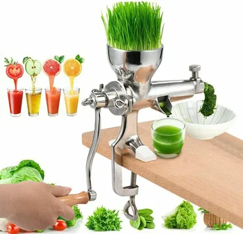 Manual Wheatgrass Juicer Extractor – Stainless Steel Hand Juicer 1