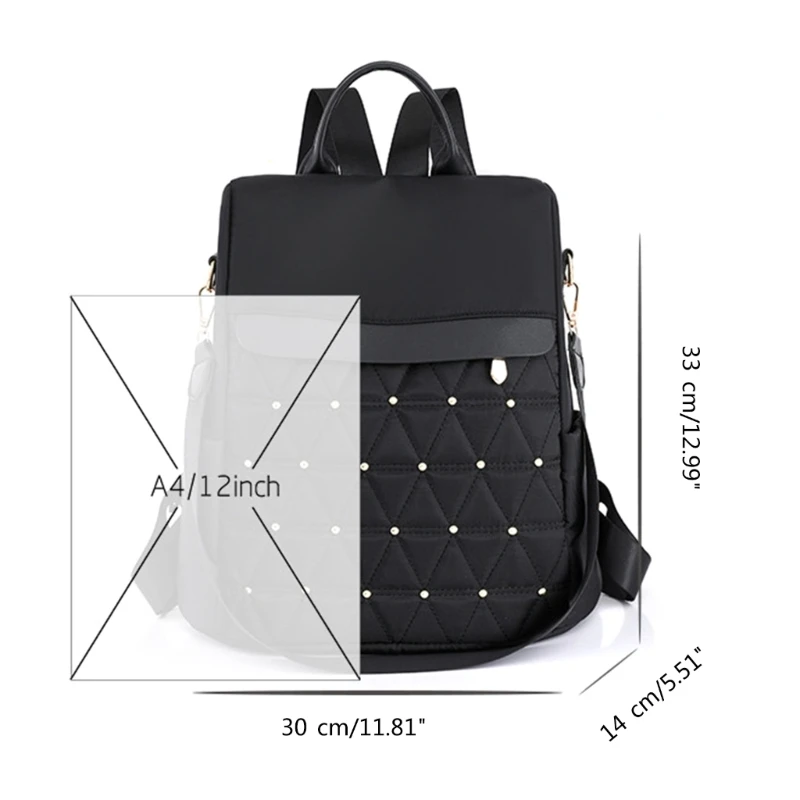 Travel Daypack Backpack Fashion Double Strap Shoulder Bookbags for Women Girl