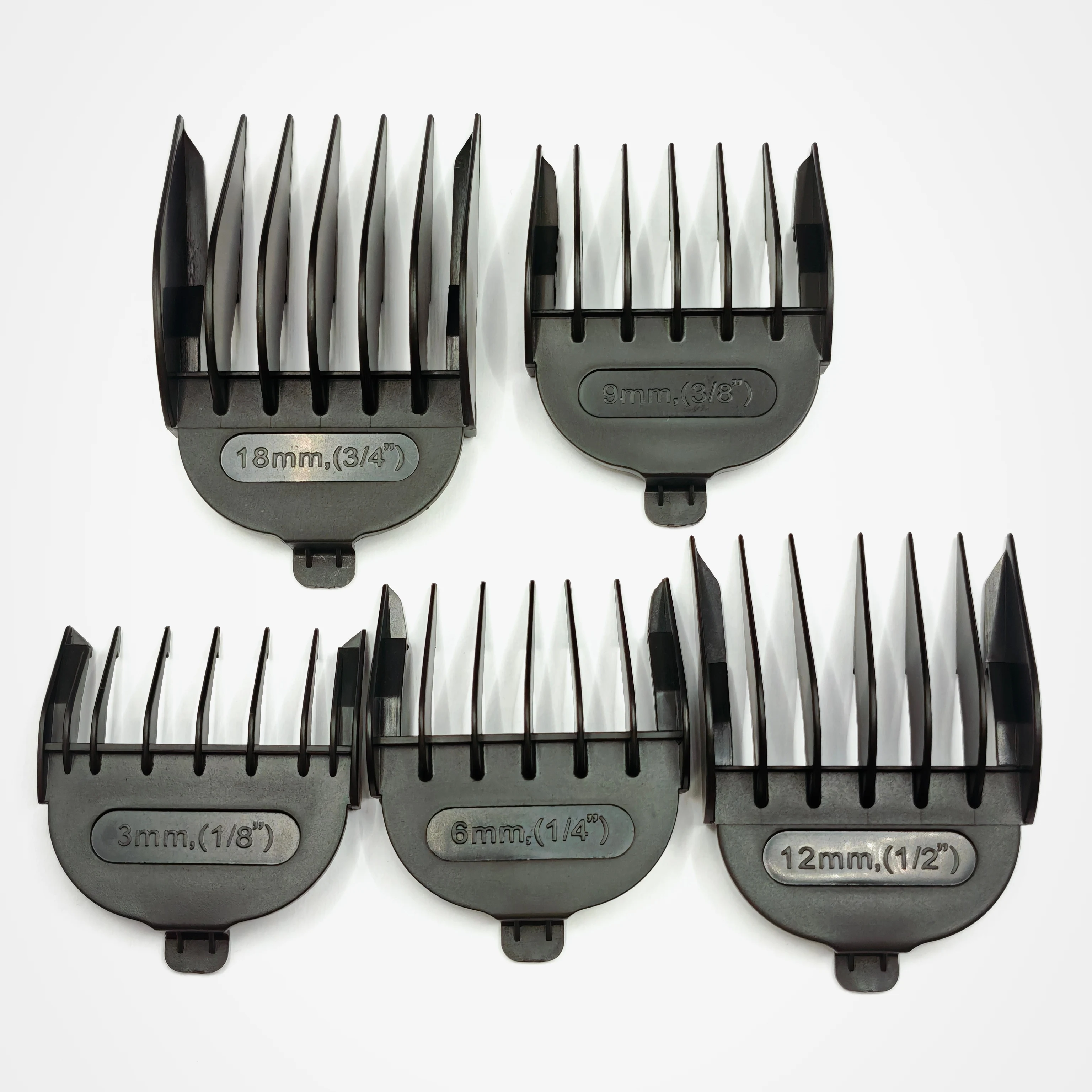 3mm 6mm 9mm 12mm 18mm 가이드 빗 세트 (레밍턴 HC363 HC822 HC4..