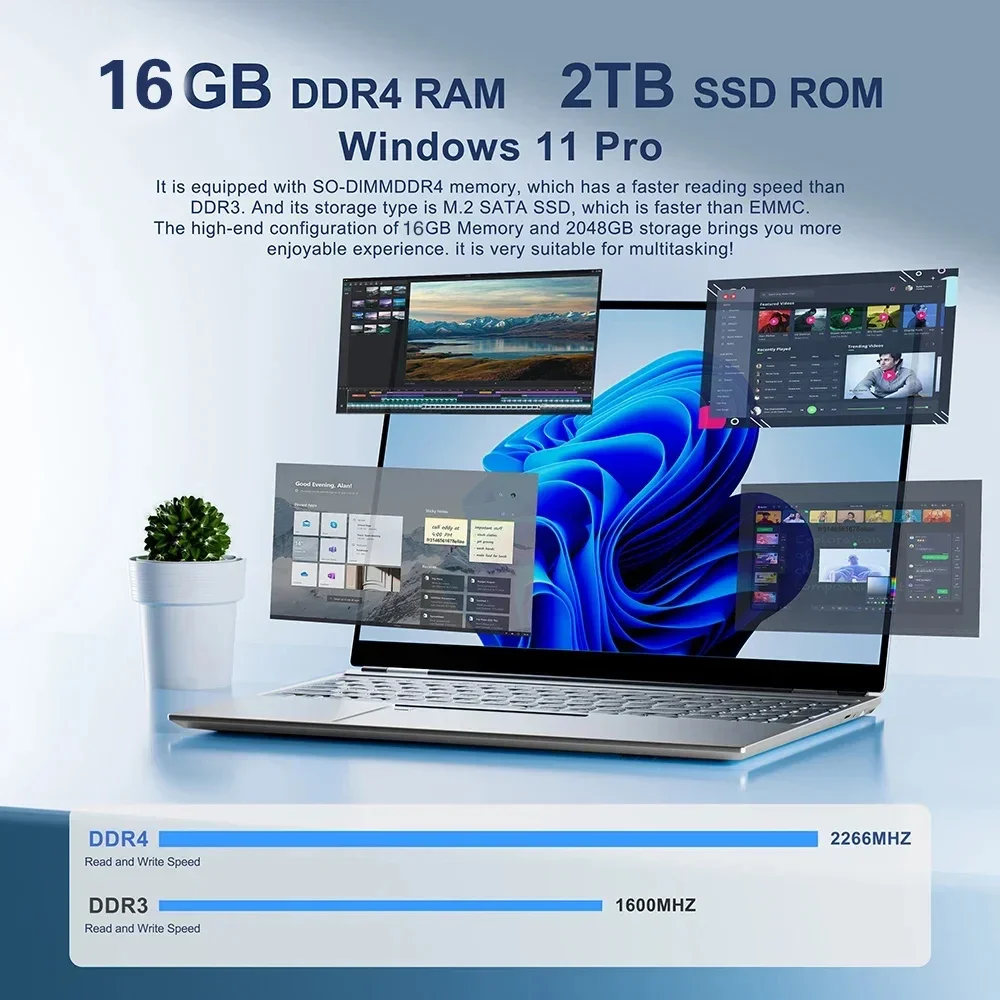 2025 14.1" Portable Windows 11 Pro Laptop Computer Intel Core i9 8950HK HD Screen 16GB RAM 1TB 2TB SSD Gaming laptops Pc Gamer 2