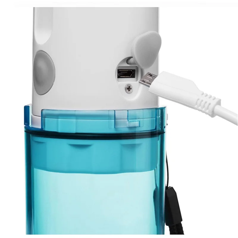 휴대용 전기 비데 여행 분무기, 휴대용 개인 위생 청소, 베이비 케어 USB 충전기, 230ml, 180 ° 조절 가능 노즐