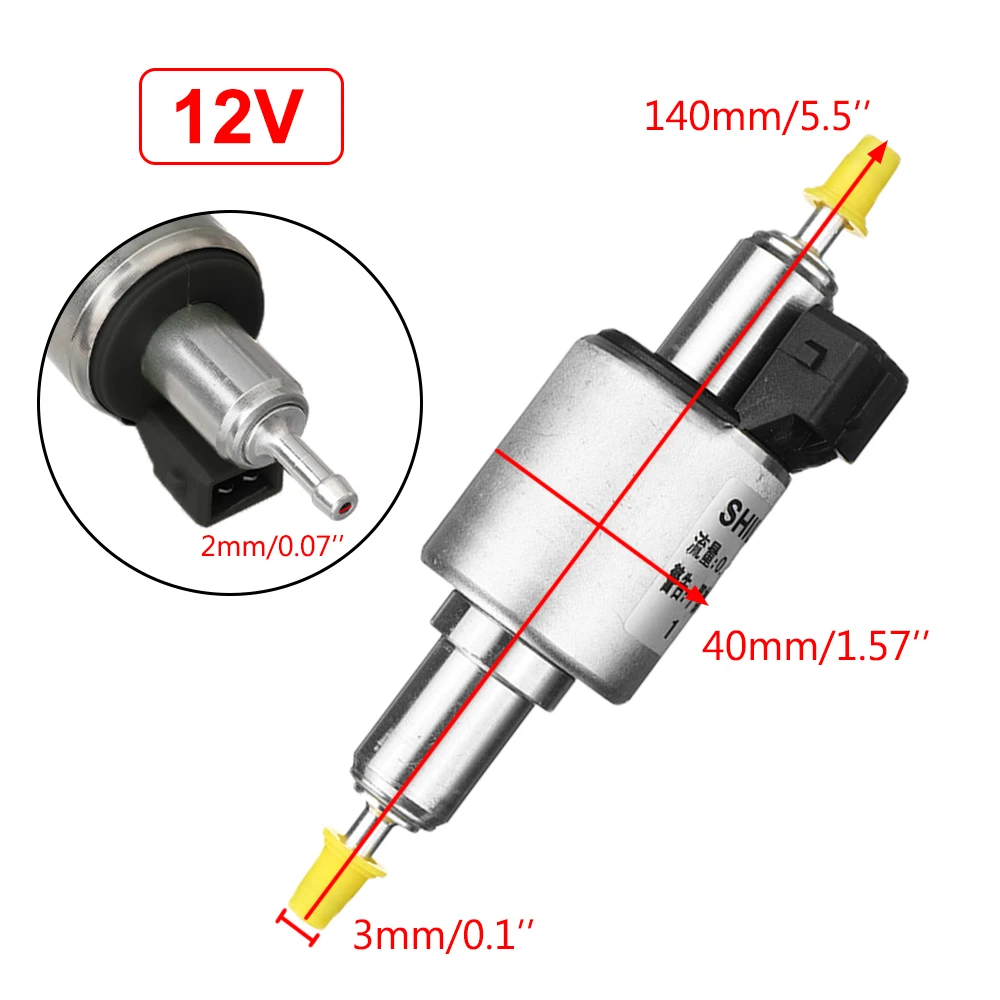 12V 28ML Auto Diesel Heater Geluidsarme Luchtverwarming Brandstofpomp