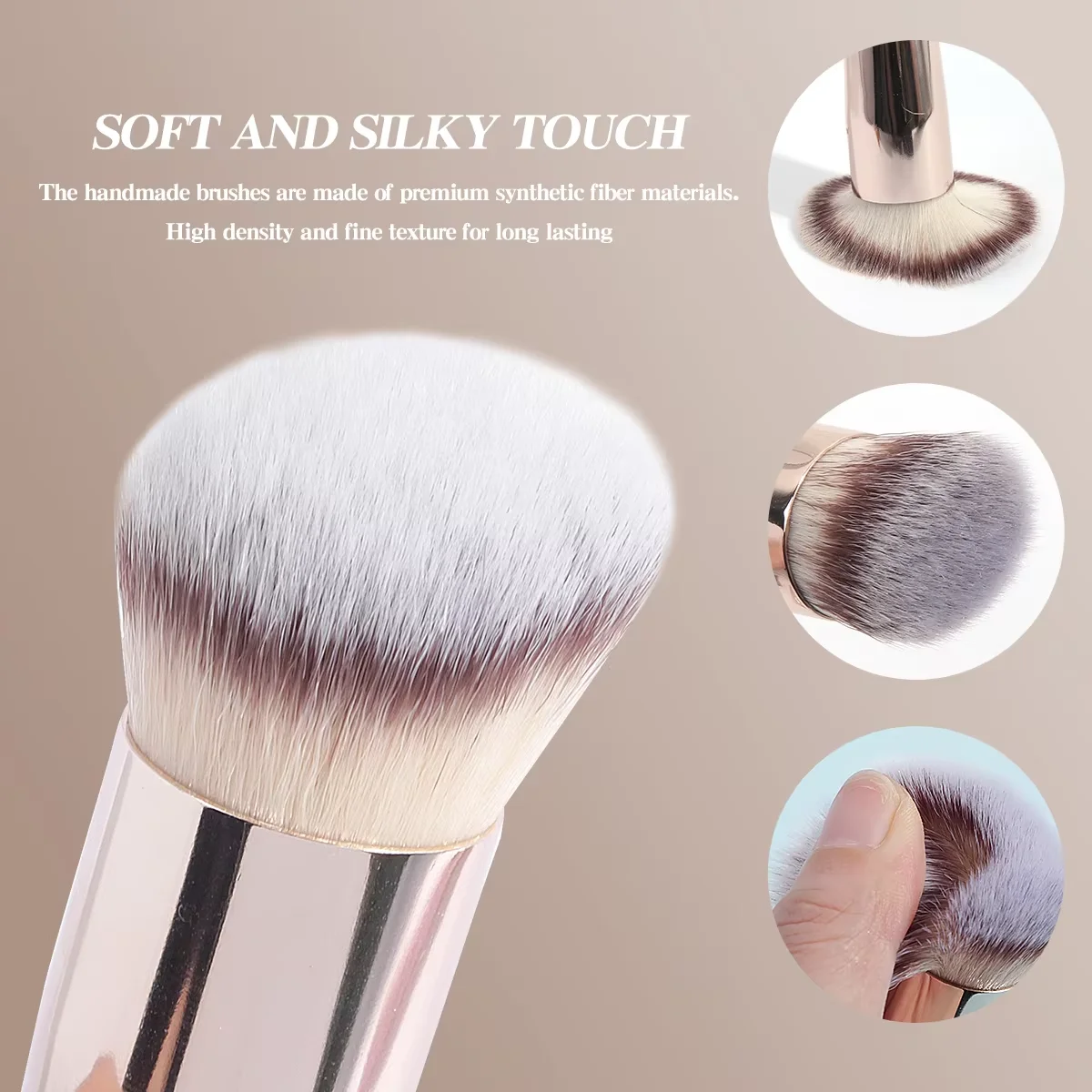 3PCS Makeup Brush Set+2 Triangular Powder Puffs Set Concealer Eyeshadow Special Brush Blending Beauty Professional Tool