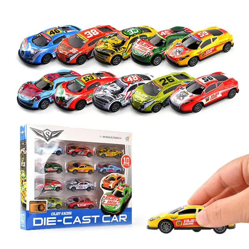 

Pull Back Cars Die Cast Metal Toy Cars Mini Car Toys 3.15 Inch Metal Friction Powered Racing Cars Racing Model Car For Toddlers