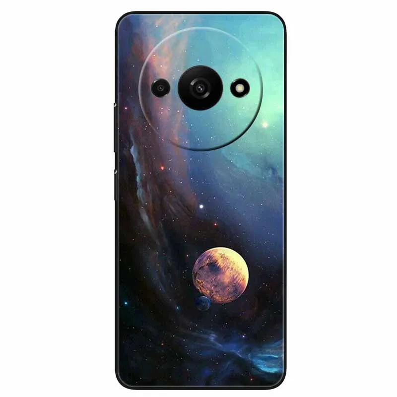 Animal Design Black Silicone Protective Case - Cool Wolf Edition