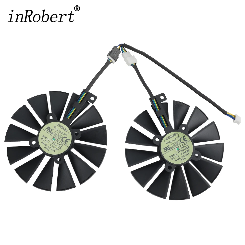 Ventilador de Placa Gráfica 95 mm para Asus Strix rx 470 580 570 Gtx 1050ti 1070ti 1080ti Gtx980 Novo - Imagem 6