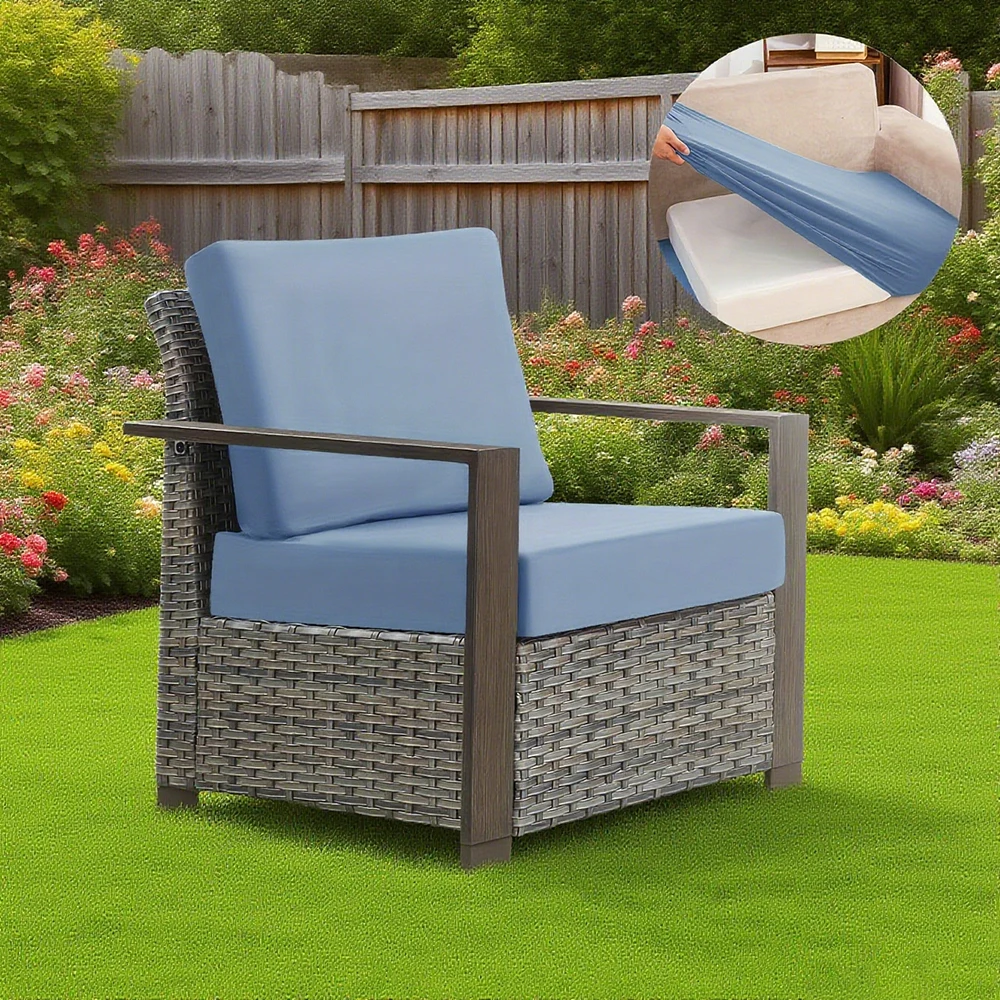 Luxury Outdoor Elastic Sofa Cover Image 2