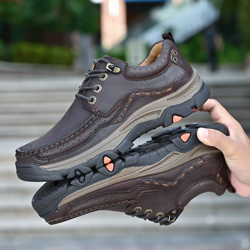 أحذية رجال الأعمال الرسمية الجديدة غير الرسمية - طبقة علوية من الجلد ناعمة ومريحة داخلية مع نعل مبطن وأحذية مداس غير قابلة للانزلاق