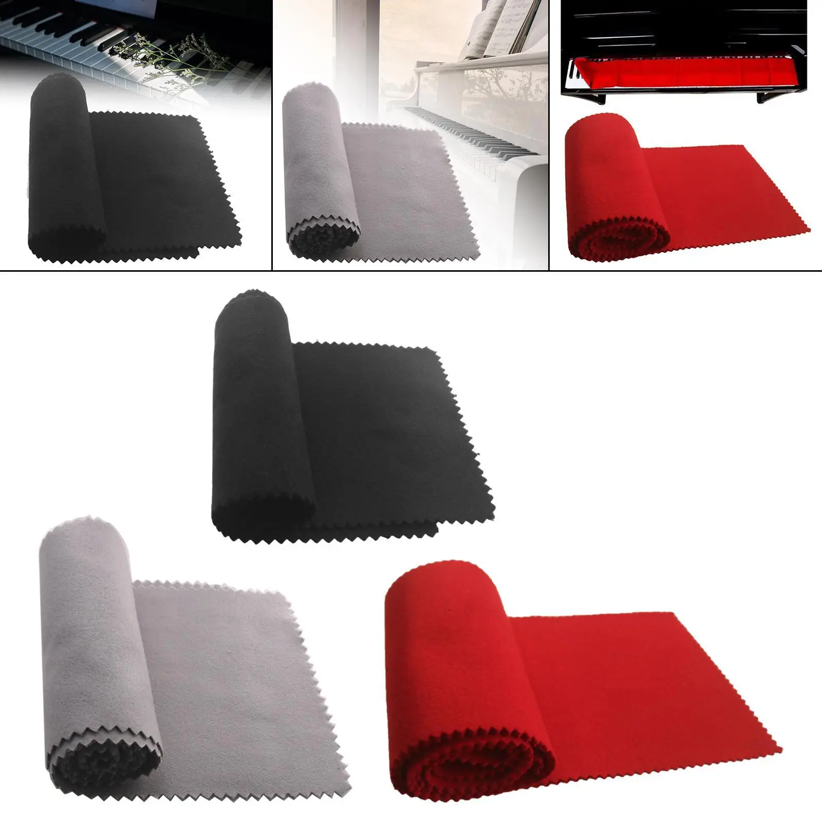 Piano Keyboard Cover Protects The Keyboard Dustproof for 88 Keys Electronic Upright Piano Digital Electric