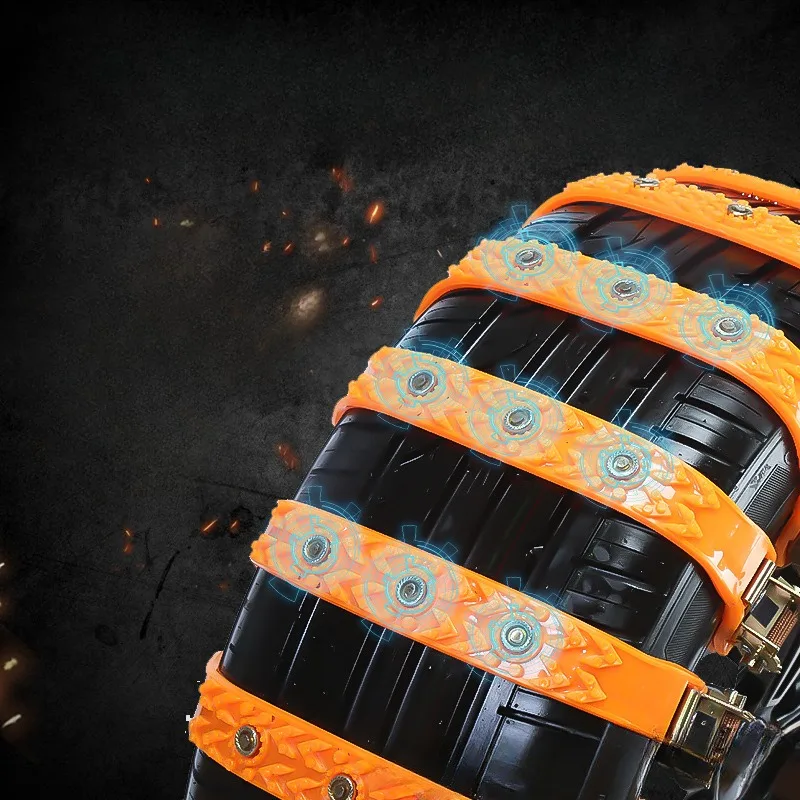 Winter Snow Anti-Skid Tyre Chains Car Tire Nonskid Chain Tyre Car Chains Snow For Cars Most Wheel Outdoor Emergency