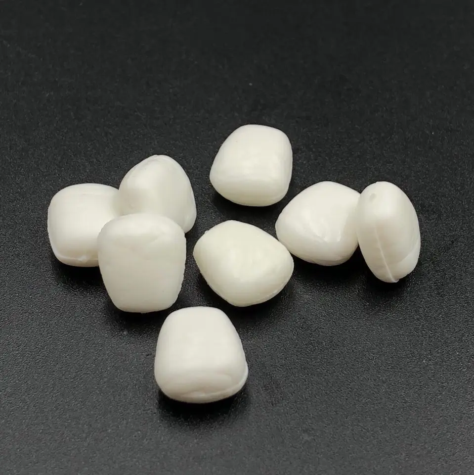 30 pz/Lotto Esca per la Pesca alla Carpa,Esca per la Pesca alla Carpa, 10/12 mm Schiuma Pop up Morbido Pellet Esche, Esca Galleggiante Odore Esca per la Pesca alla Carpa Galleggiante(Patate 10MM