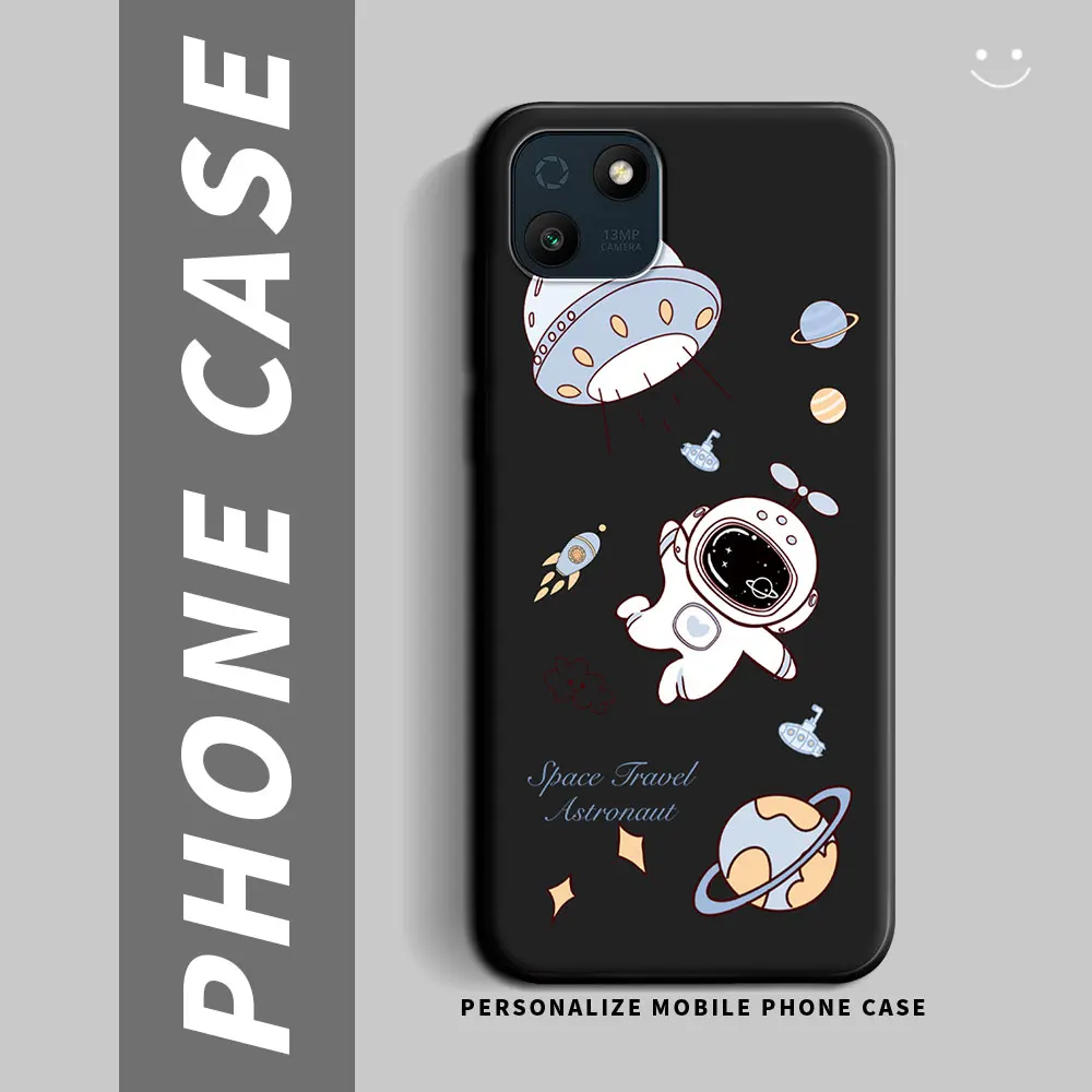 Cartoon Cute Flower Shockproof Silicone Soft Phone Case with Back Cover Shell