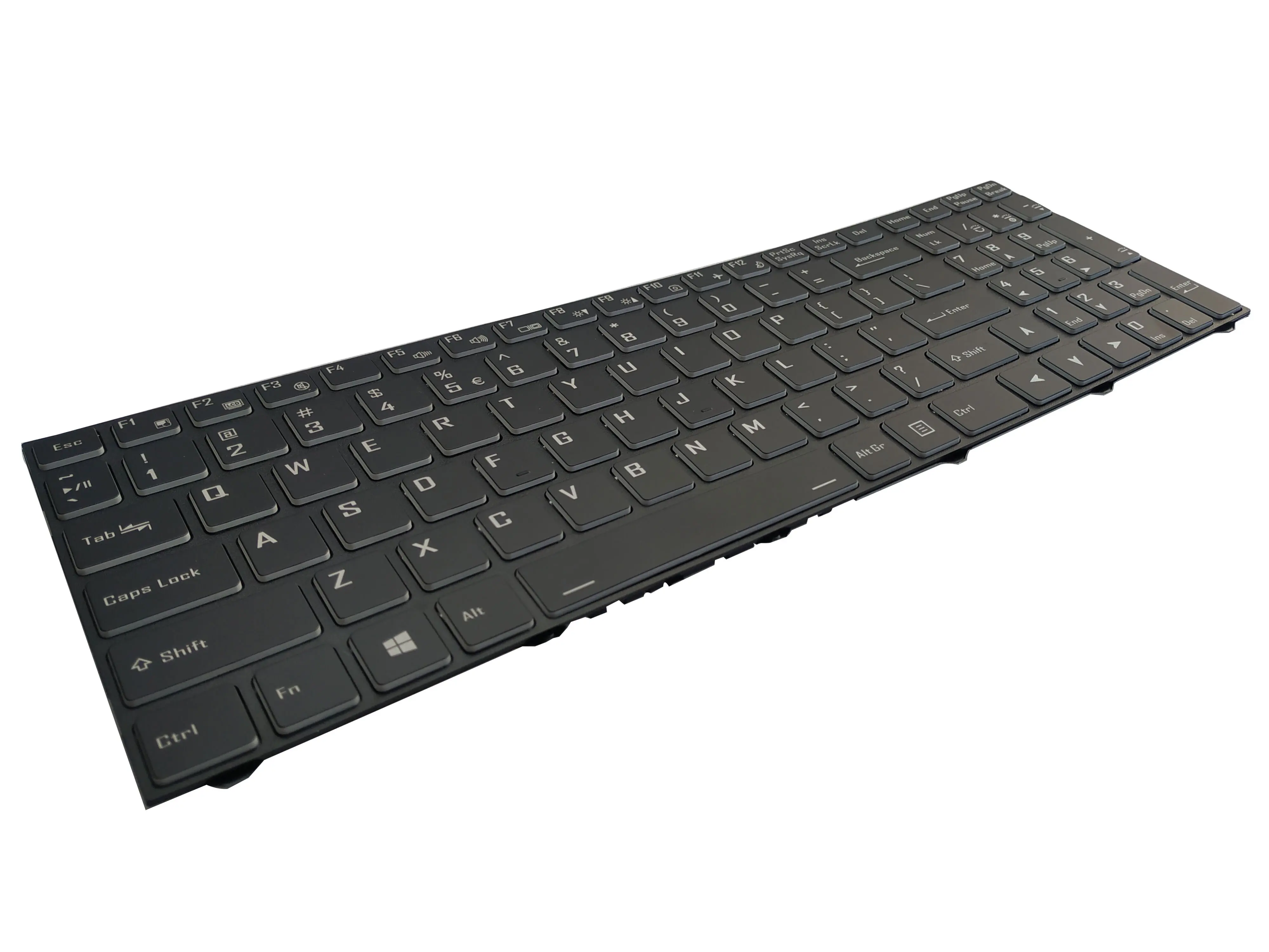 Teclado Retroiluminado Eua para Clevo Nh55 Nh57 Nh58 Nh70 Nh77 Nk50 Nk60 Nk70 Pb51df Pb50rc Pb70df Pb71df Pb71rc Inglês Preto Novo - Imagem 3