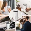 400ML Stainless Steel Coffee Cup Travel Thermal Mug Leak-Proof Thermos Bottle Tea Coffee Mug Office Business Style Thermos 6