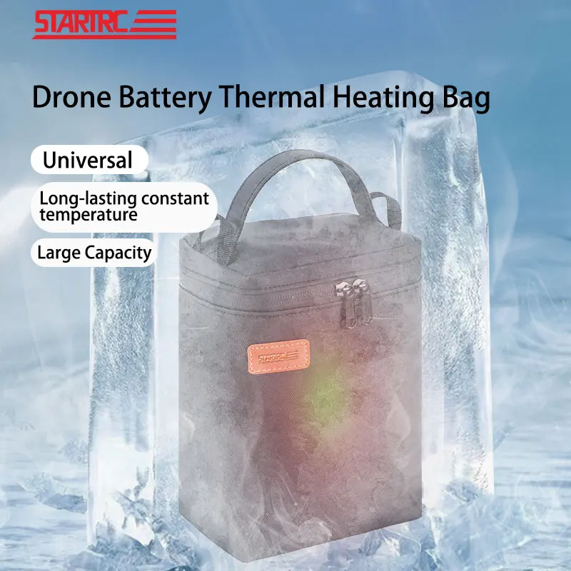 STARTRC Battery Heating Bag for DJI Avata 2/Mavic 3 Pro/Air 3/Mini 4 Pro/Mini 2 Battery Warm Bag Explosion Resistant