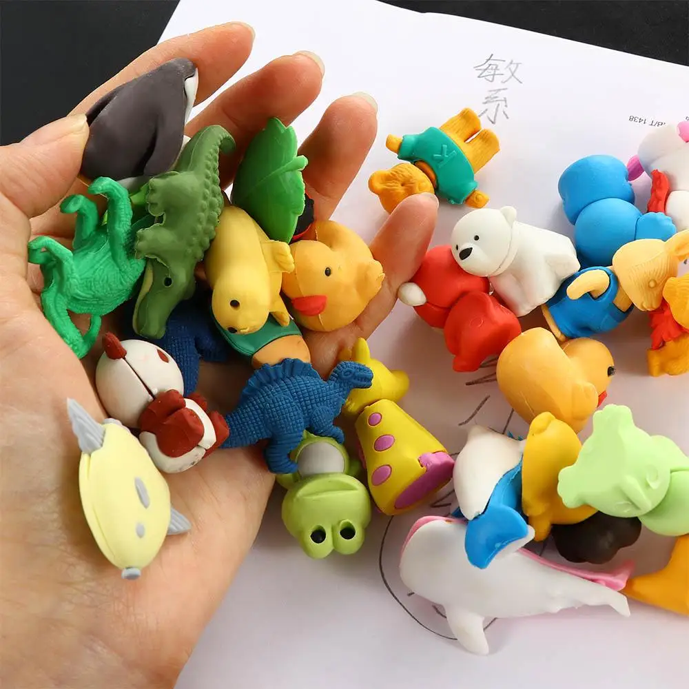 

Gifts Animal Shaped Children Toy Assembly Removable Zoo Animal Eraser Pencil Eraser Puzzle Eraser Toys Animal Pencil Erasers