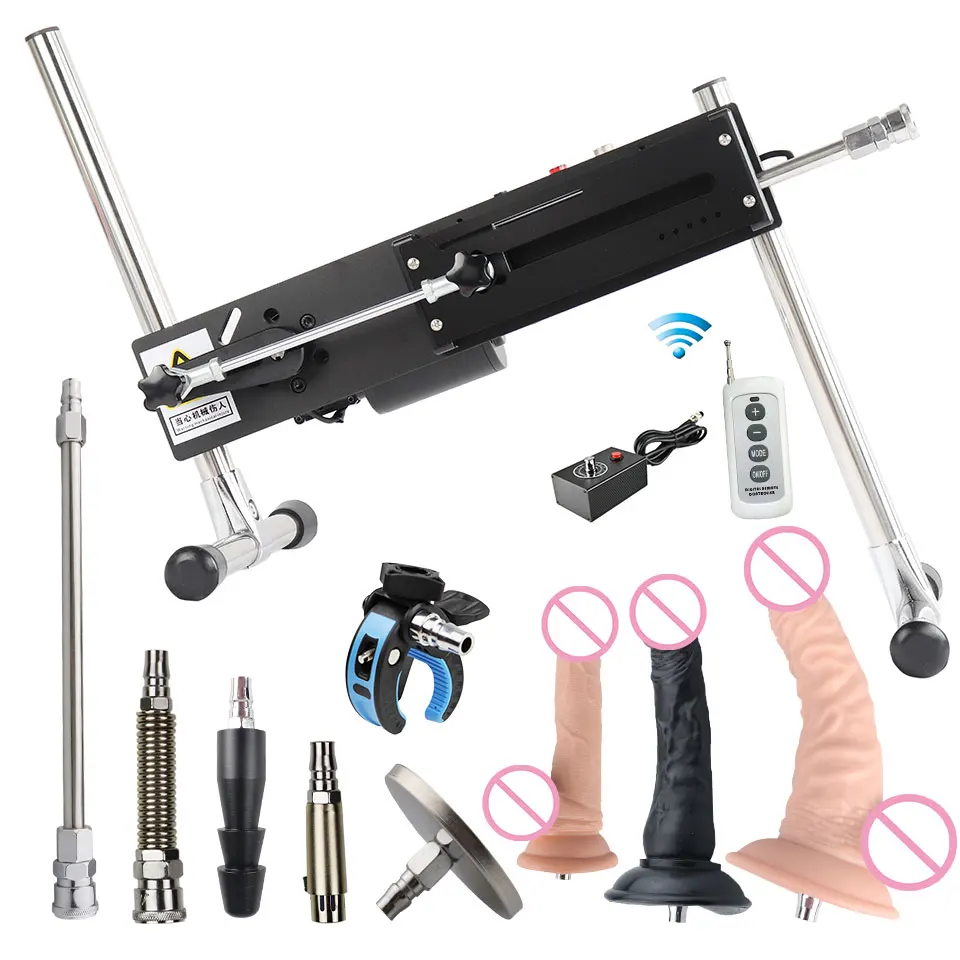 Extremely Quiet Automatic Sex Machine Vac-u-Lock Turbo Power Sex Machine Gun Solid Steel Erotic Love Machines Women