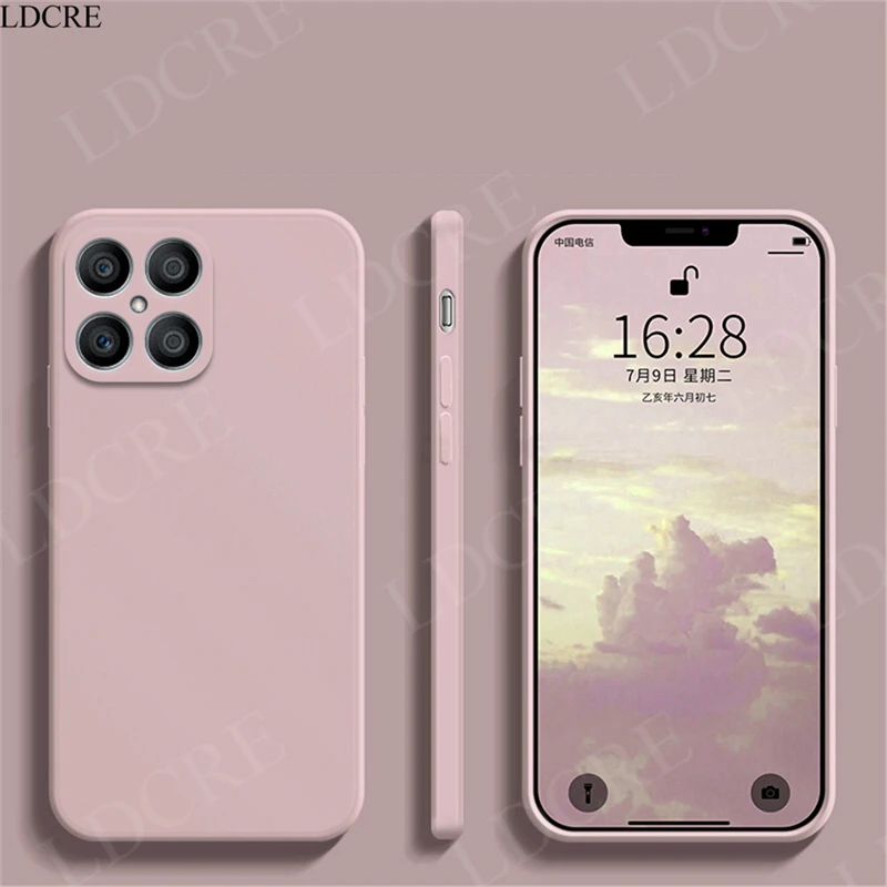For Huawei Honor X8 Case Silicone Soft TPU Plain Coque Capa Fundas Shell Protective Cover For Honor X8 Cover For Honor X8 Case