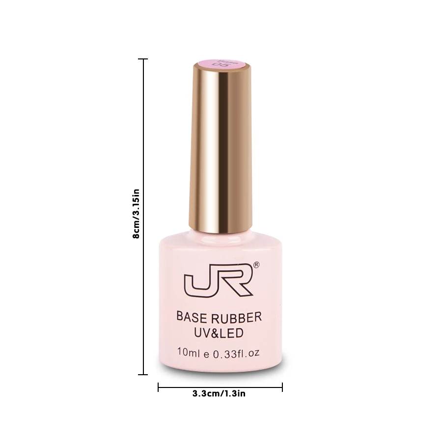Jr 36 Colors 10ml 12pcs Rubber Bottom Paint No Need Color Gel With Transparent & Textured Finish 2