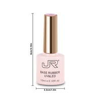 Jr 36 Colors 10ml 12pcs Rubber Bottom Paint No Need Color Gel With Transparent & Textured Finish 2