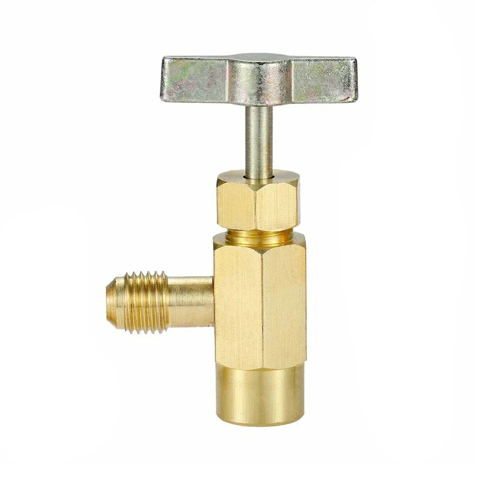 3PCS Self Sealing R1234yf A/C Can Tap 1/2IN ACME 1/4IN SAE Male Fit R12 R134a Right-Hand Threads Special Disassembly Tool