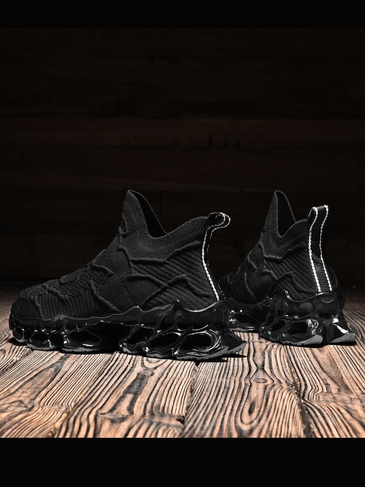 أحذية ركض فاخرة جيدة التهوية للرجال ، أحذية رياضية كاجوال للرجال ، مدرب تنس ، أحذية بدون كعب على الموضة للسباق