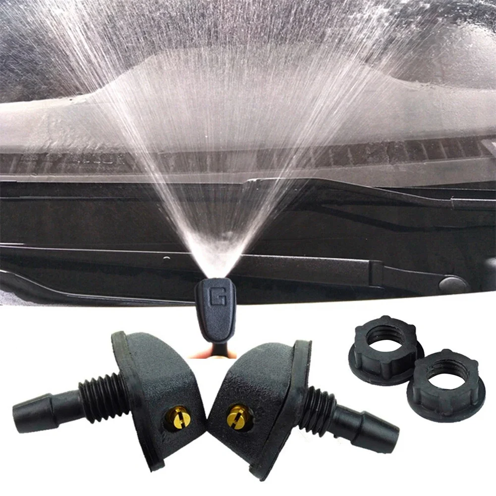 Car Windshield Wiper Washer Spray Nozzle windshield wipers 2Pcs for Mitsubishi Asx Lancer 10 9 Outlander EX Pajero Sport Eclipse Carisma Galant