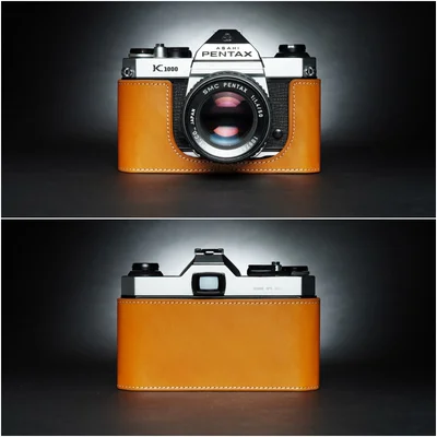 Zakao Étui en cuir véritable pour appareil photo Pentax Asahi