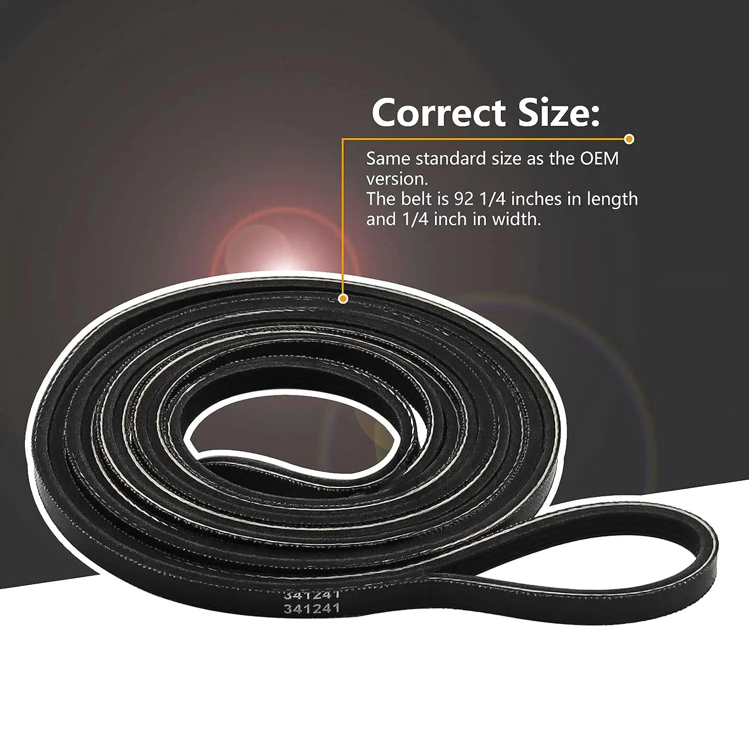 8066184 dryer motor pulley and 341241 dryer drum belt,for Whirlpool Maytag Kenmore compatibility-replace AP6011686