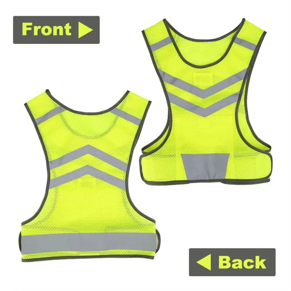 Universal High Visibility Running Vest Lightweight Safety Reflective Vest Waterproof Breathable Sport Women