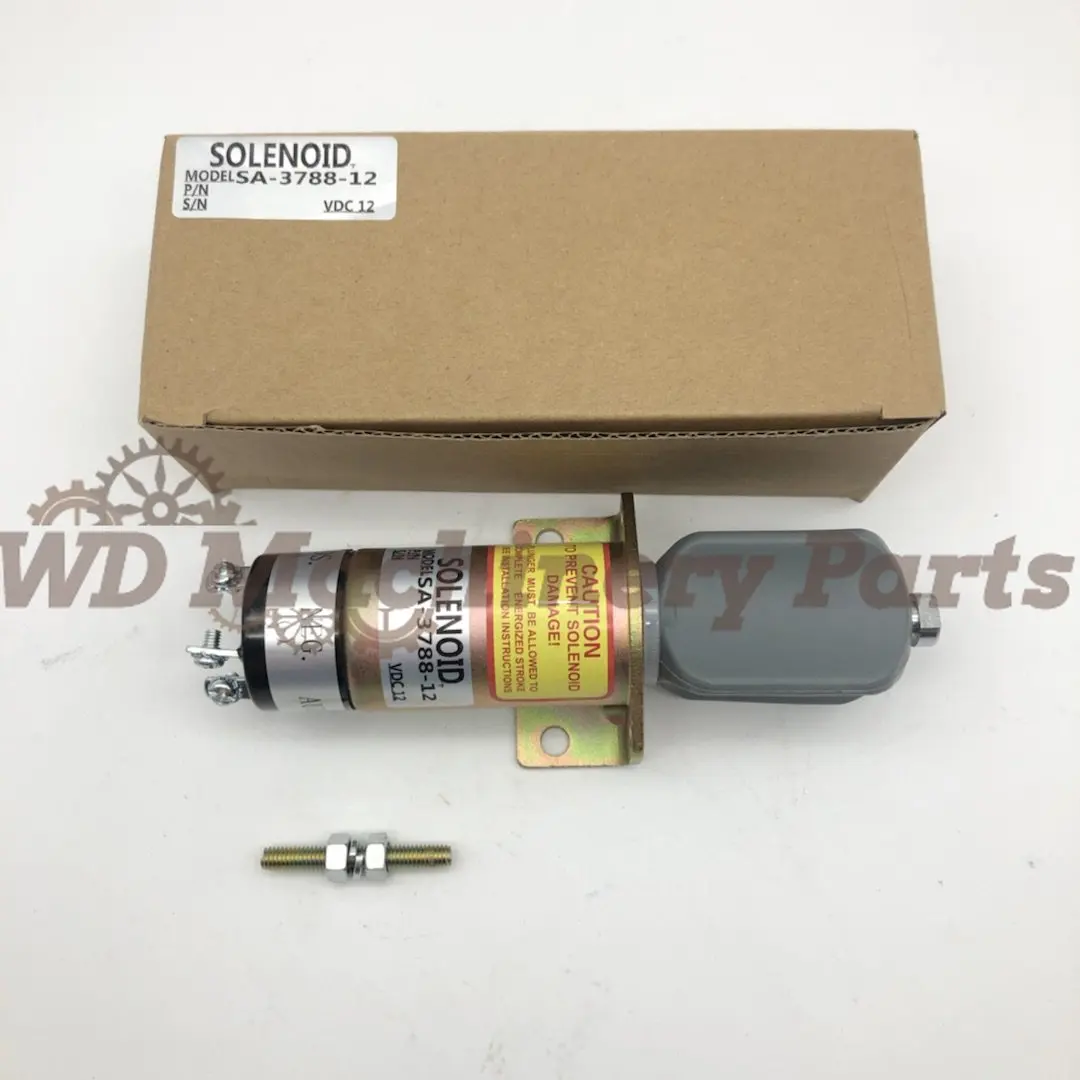 

Diesel Stop Solenoid SA-3788 1751-12F2U1BA W/1" PADS SO