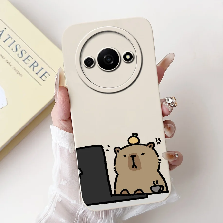 2024 New Fashion Flower Square Silicone Camera Lens Protective Cover