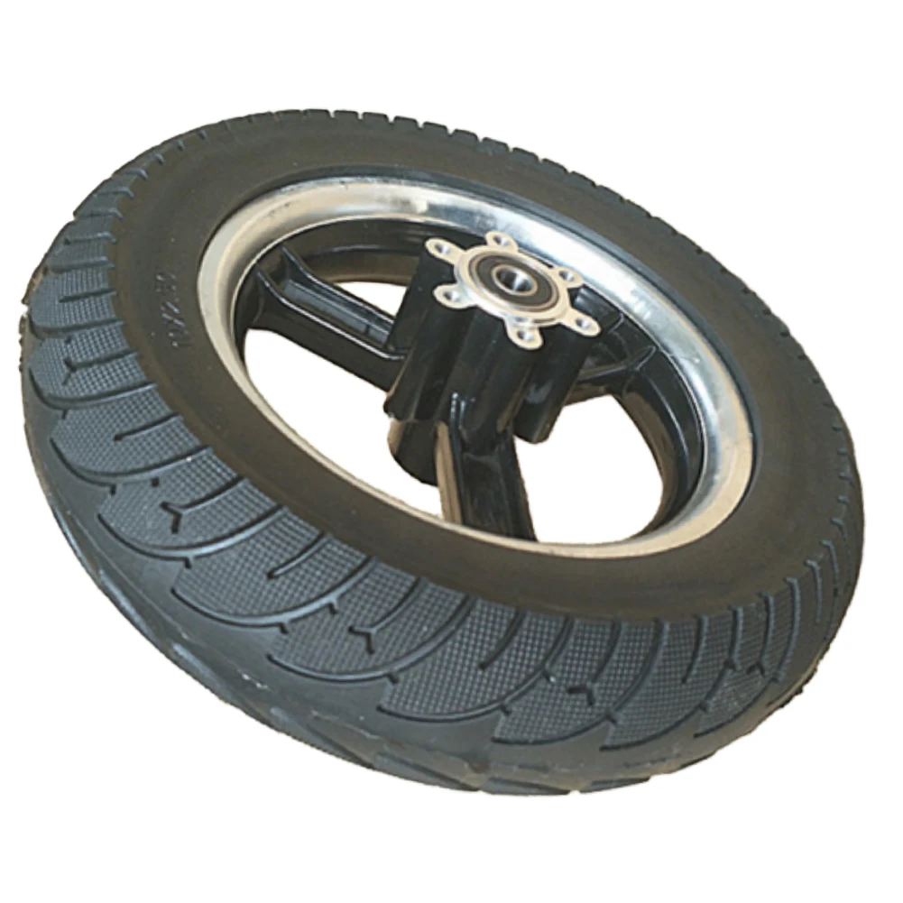 

10Inch 10X2.50 Scooter Tyre With Disc Brake Solid Tyre Wheel For Electric Scooter Tubeless Wheel Rubber Tire Non-slip