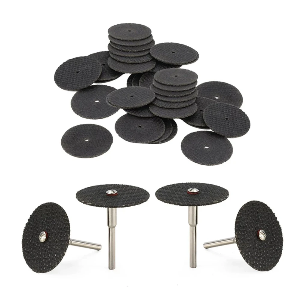 

100PCS 32mm Cutting Disc Reinforced Cutting Wheel With 6pcs Mandrels Power Tool Accessories Rotary Saw Disc Grinding Tool