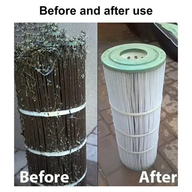 Úszó Medence Szűrő Patron Kefe Hordozható Spa Tisztítója A Számára - Image 2