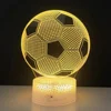 3d Illusion Child Night Light Football Ball Touch Sensor Remote Nightlight for Kids Bedroom Decoration Soccer Table Lamp Gift 2