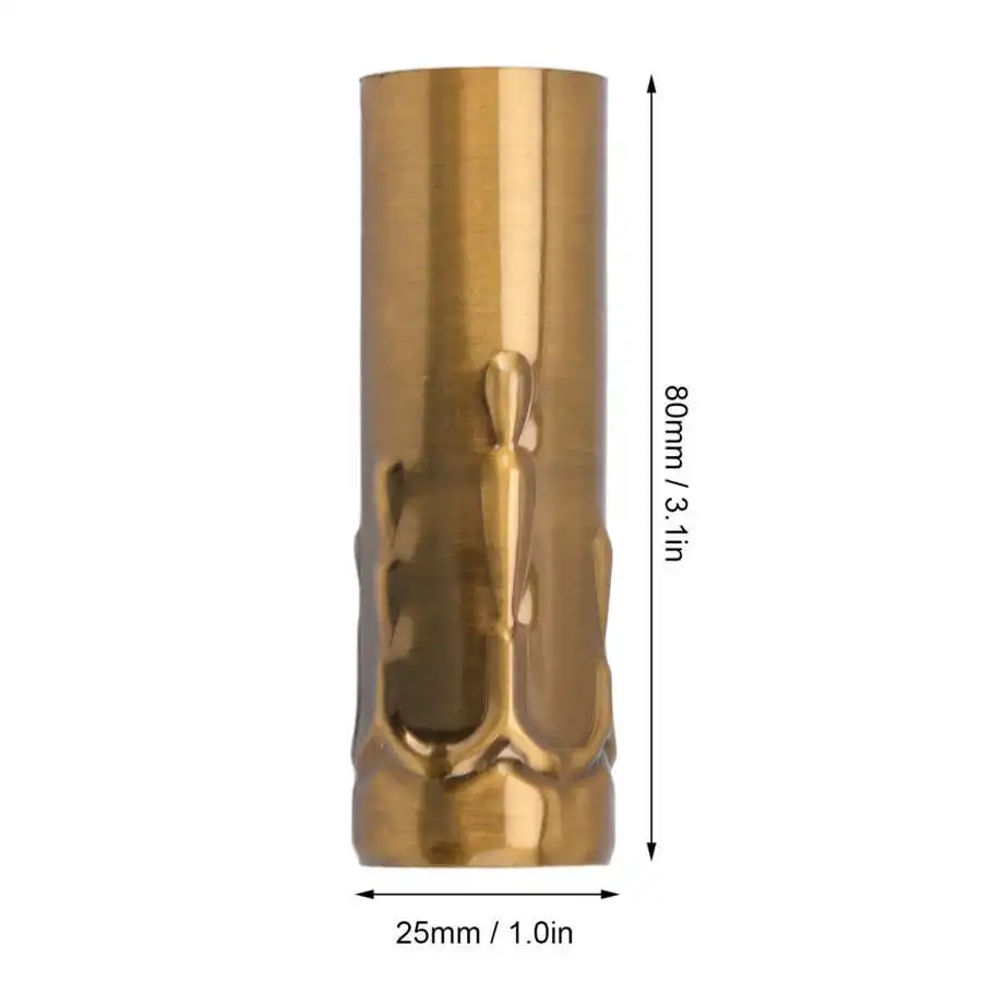 10Pcs E14 Lamp Holder Sleeve Metal Tube for Candle Lamp Holder Base Lighting Accessories 25x80mm