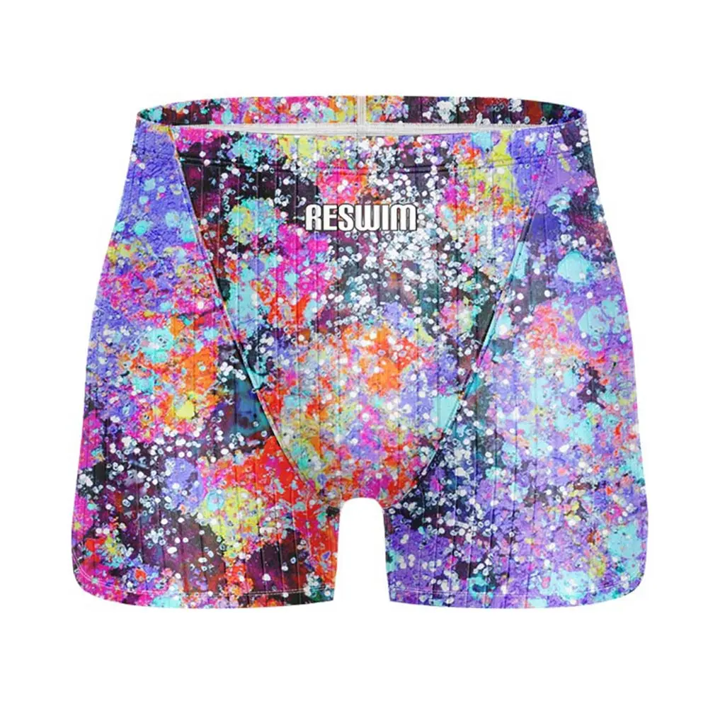 Men's Summer Trunks Professional Swim Surf Trunks Beach Tights Shorts Quick Dry Uv Surf Swimming Pantalones Gym Jammers Swimsuit