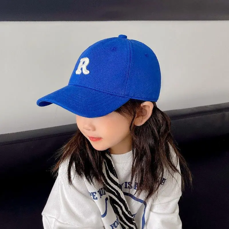 1pcs Premium Kids Baseball Cap Fashion Peaked Hat for Boys Girls Solid Color Duck Bill Visor Outdoor Sun Hat Children Sport Cap