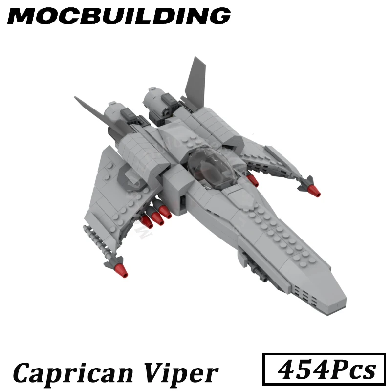 Capricorno Air Force Viper Model Astronave Moc Building Bricks Display Modello Fai Da Te Assemblare Giocattoli Regali