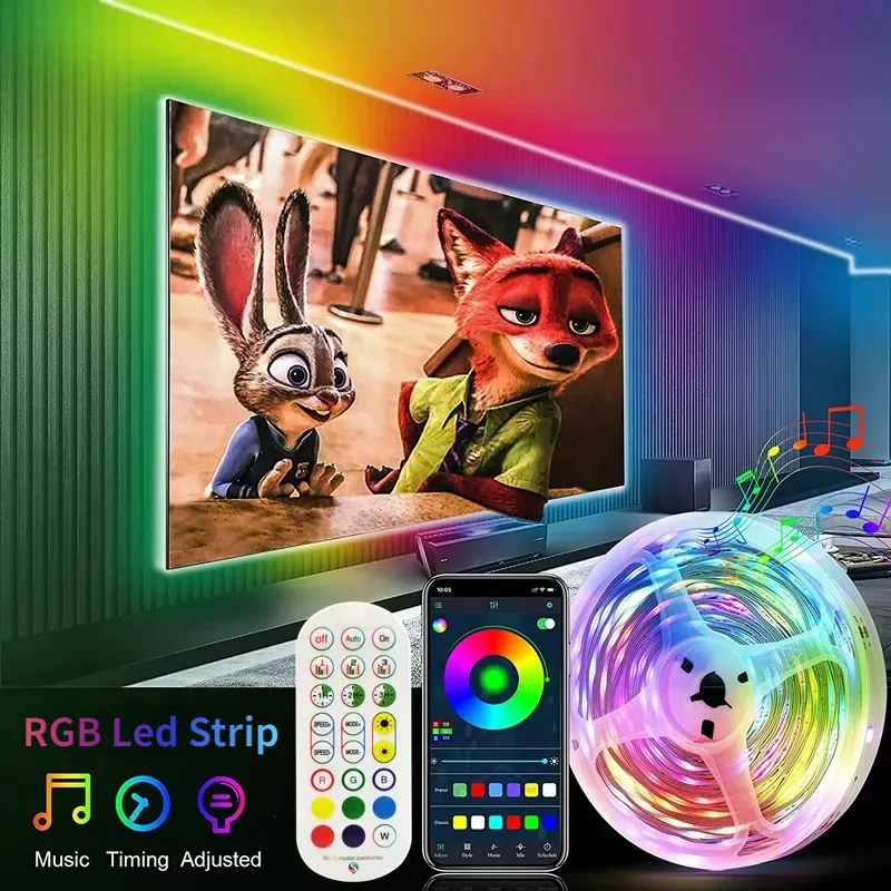 

Smd 5050 5V Led Strip Light with Wifi Ice String Usb Rgb Bluetooth Led Tape Adhesive 1-10M Led Ribbon Diode Wall Room Decor