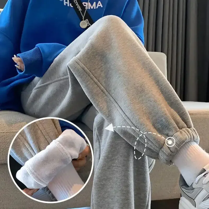 Women S Plus Size Fleece Lined Sweatpants Loose Casual Pants Thickened Winter Outer Wear Petite Loose.jpg Women S Plus Size Fleece Lined Sweatpants Loose Casual Pants Thickened Winter Outer Wear Petite Loose.jpg