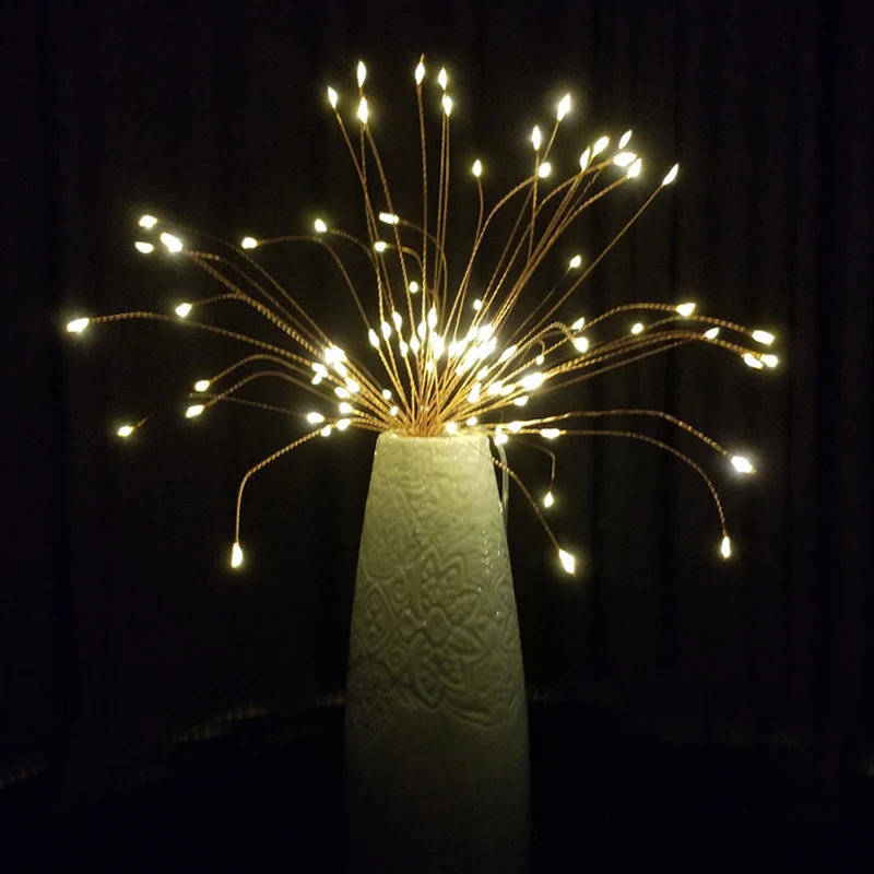 

Indoor or Outdoor Waterproof Firework Lamp Fairy LED String Light Battery Powered for Garden party Christmas Decoration