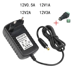 Universal 12V Power Supply Adapter with EU/US Plug - US Plug (12V3A and connector)