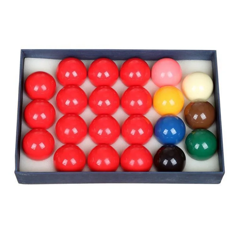 High Quality 8A Grade 52.5mm Crystal Snooker Ball Set with 22 Pieces/box