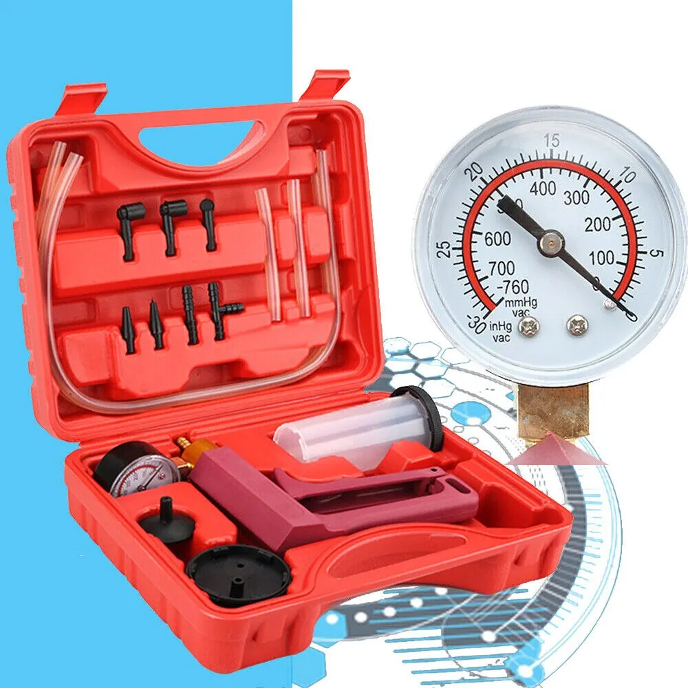 HandVacuumPumpAutoBrakeBleederTesterKitCarMotorcycleBleeding