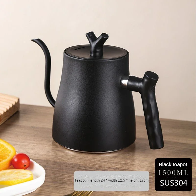 Tea making kettle electric heating household stainless steel induction  cooker boiling water small long mouth hand-washing pot