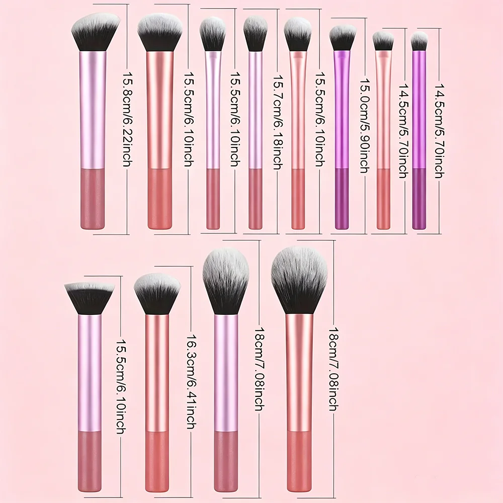 Premium Makeup Brush Set - Soft Synthetic Bristles